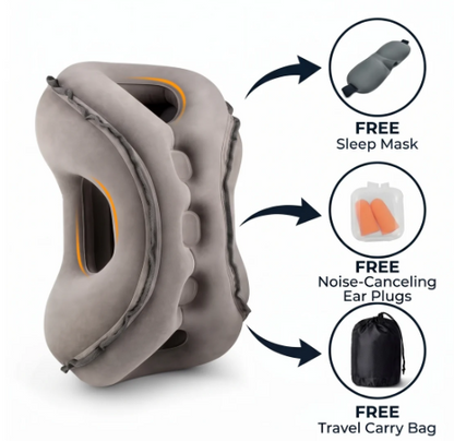 EZZYSLEEP™ AirHug Inflatable Travel Pillow